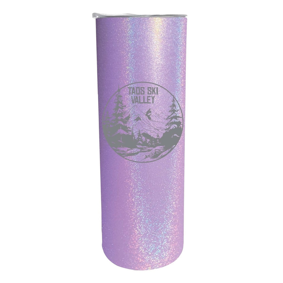 Taos Ski Valley Souvenir 20 oz Engraved Insulated Stainless Steel Skinny Tumbler Image 4