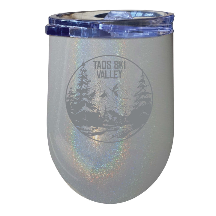 Taos Ski Valley Souvenir 12 oz Engraved Insulated Wine Stainless Steel Tumbler Image 6