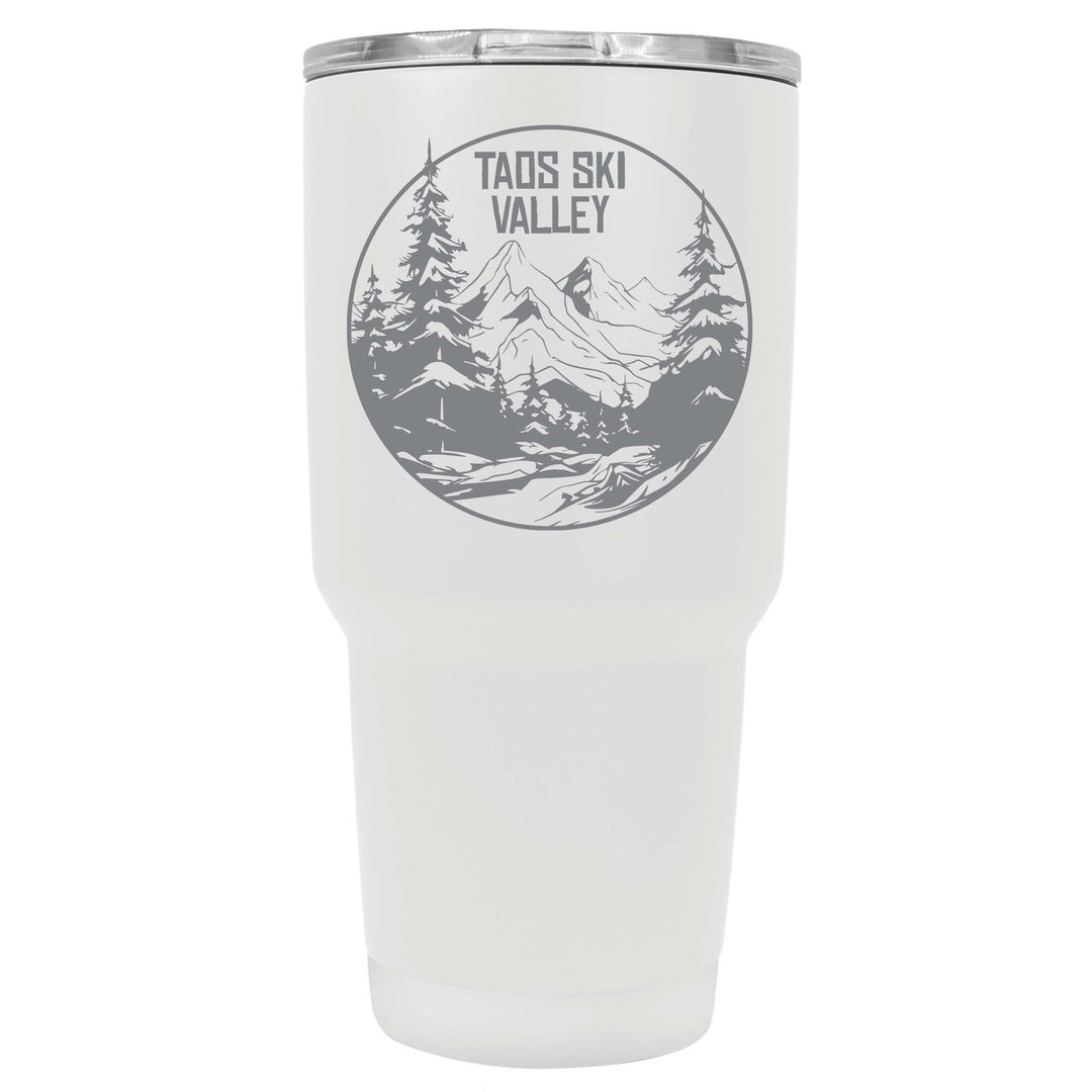 Taos Ski Valley Souvenir 24 oz Engraved Insulated Stainless Steel Tumbler Image 3