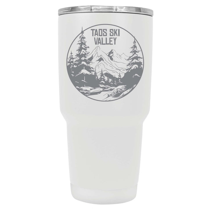 Taos Ski Valley Souvenir 24 oz Engraved Insulated Stainless Steel Tumbler Image 3