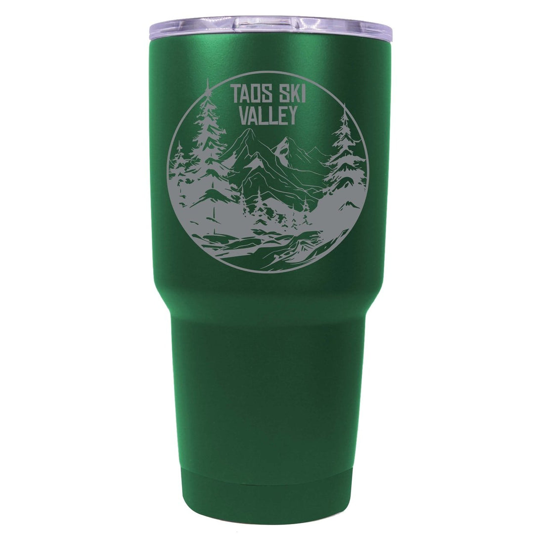 Taos Ski Valley Souvenir 24 oz Engraved Insulated Stainless Steel Tumbler Image 4