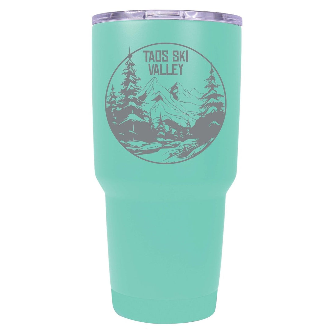 Taos Ski Valley Souvenir 24 oz Engraved Insulated Stainless Steel Tumbler Image 4