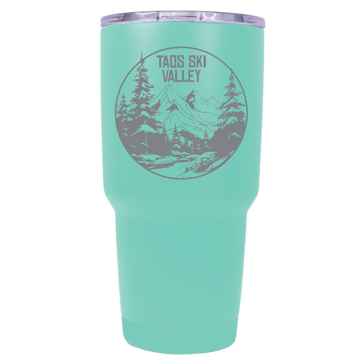 Taos Ski Valley Souvenir 24 oz Engraved Insulated Stainless Steel Tumbler Image 4