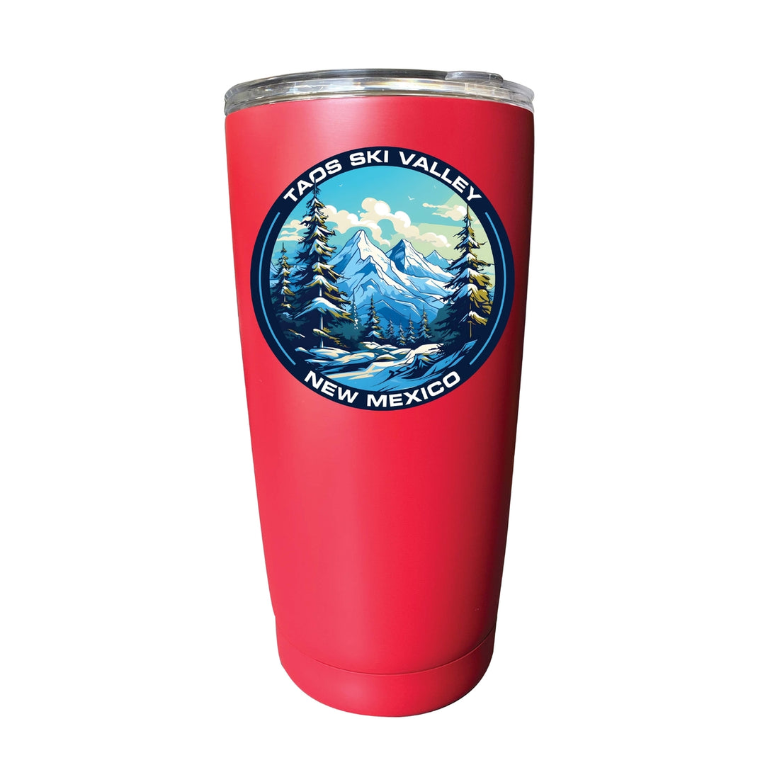 Taos Ski Valley Design A Souvenir 16 oz Stainless Steel Insulated Tumbler Image 8