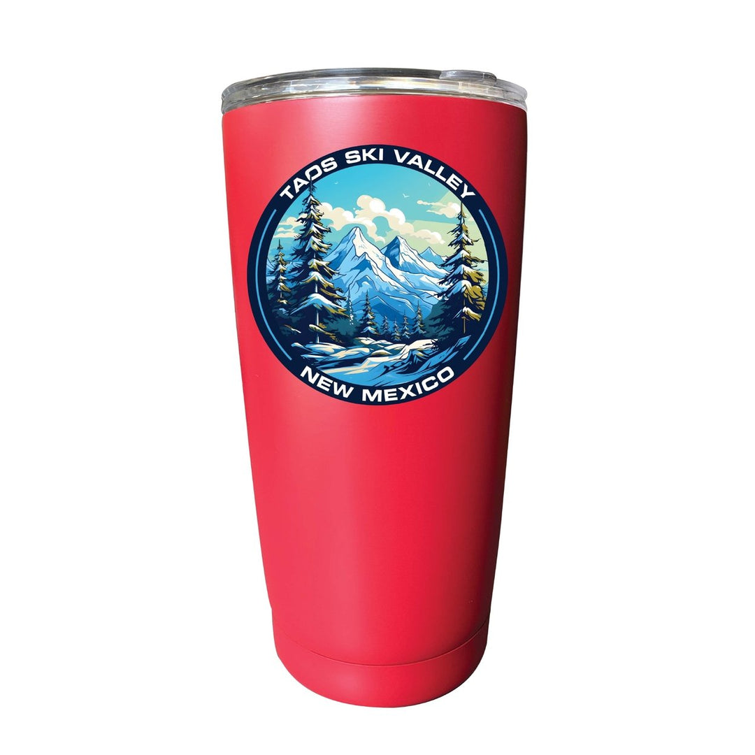 Taos Ski Valley Design A Souvenir 16 oz Stainless Steel Insulated Tumbler Image 1