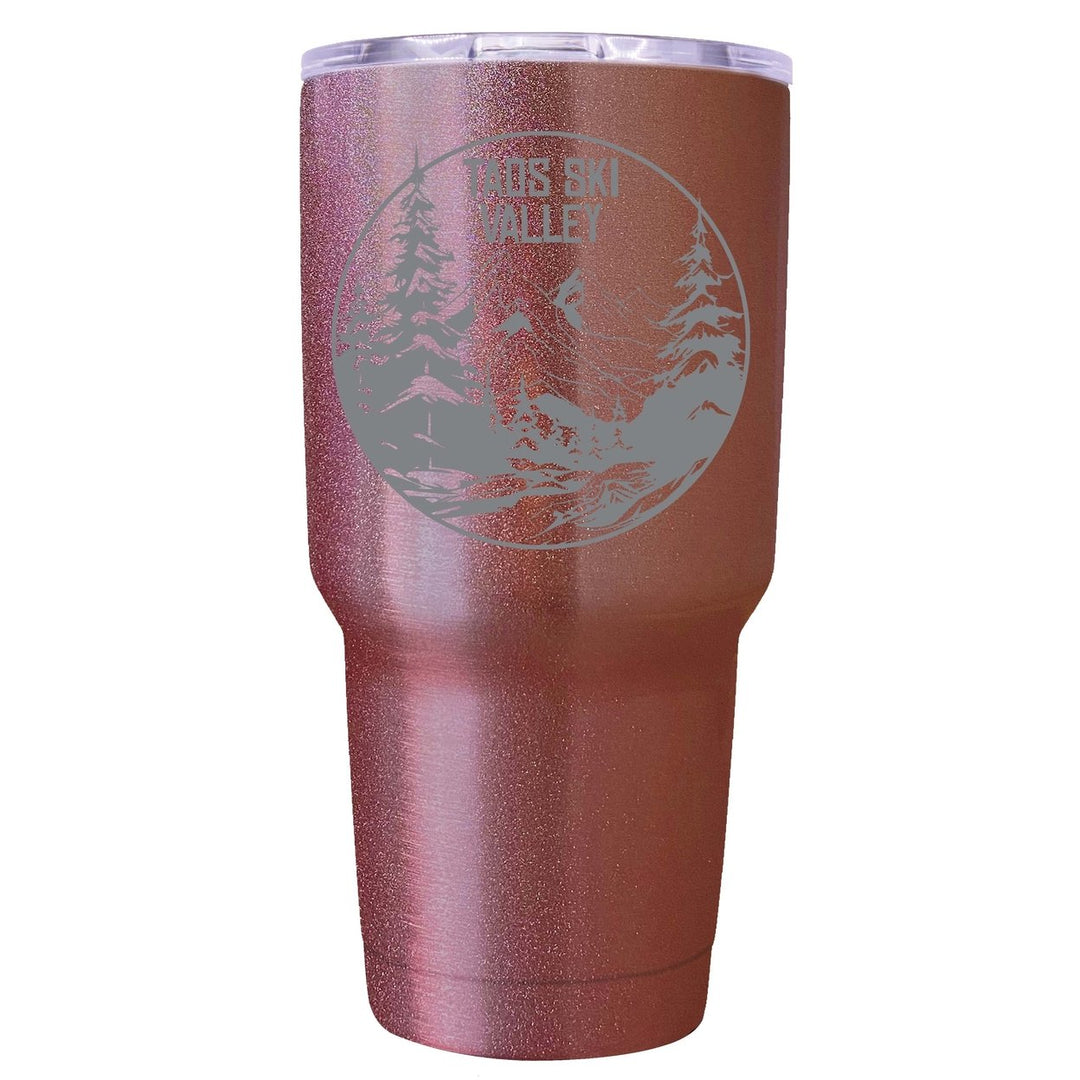 Taos Ski Valley Souvenir 24 oz Engraved Insulated Stainless Steel Tumbler Image 6