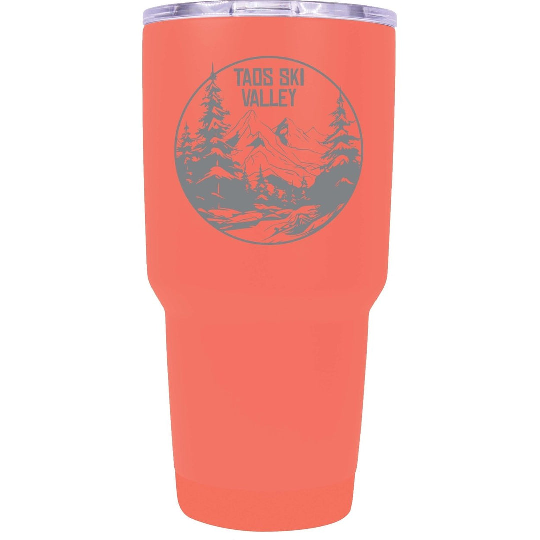 Taos Ski Valley Souvenir 24 oz Engraved Insulated Stainless Steel Tumbler Image 8