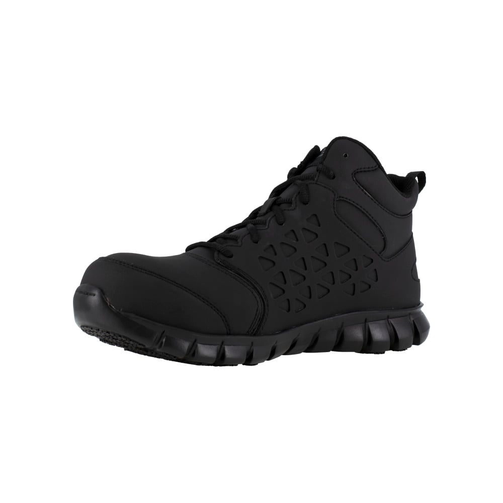 Reebok Work Mens Mid-Cut Composite Toe Athletic Boot Black RB4059 Waterproof Image 3