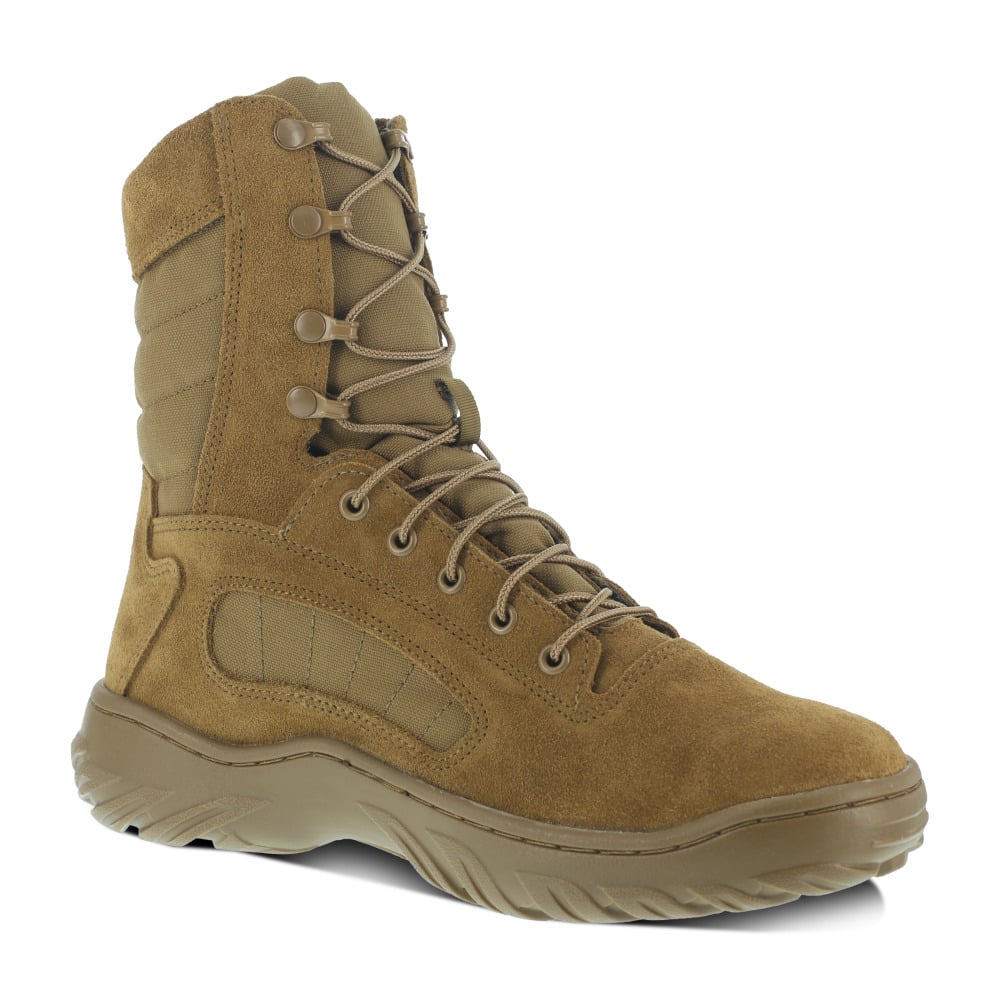 Reebok Work Mens 8" Fusion Max Soft Toe Tactical Boot Coyote - CM8992 TAN Image 1