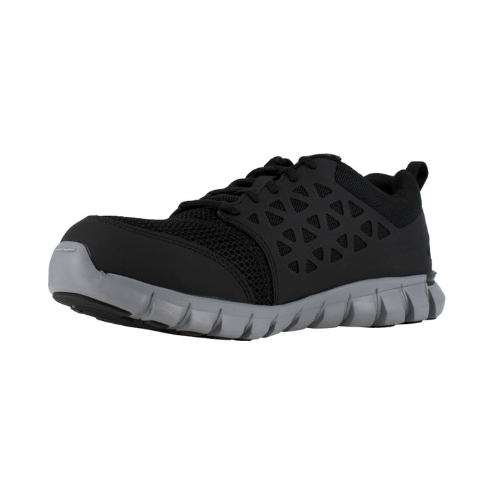 Reebok Work Mens Sublite Cushion CSA Composite Toe EH Athletic Work Shoe Black - IB4041 BLACK Image 3