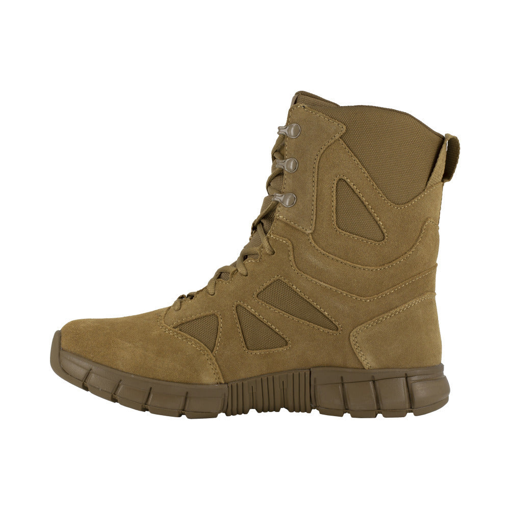 Reebok Work 8" Tactical Boots Coyote Soft Toe Side Zipper Slip Resistant RB8808 Image 4