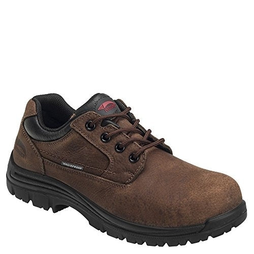 FSI FOOTWEAR SPECIALTIES INTERNATIONAL NAUTILUS Avenger Mens Foreman Oxford Composite Toe Waterproof Work Shoes Brown - Image 1