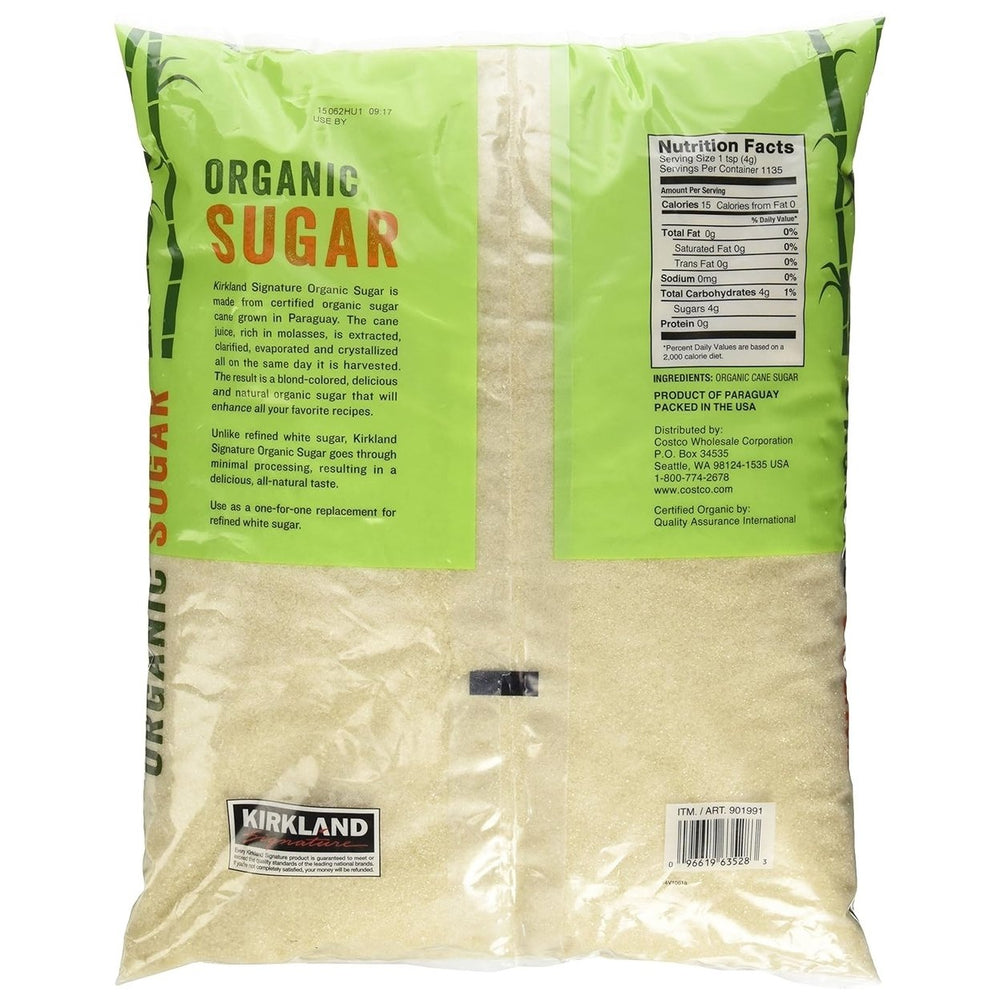 Kirkland Signature Organic Sugar 10 Pounds Image 2