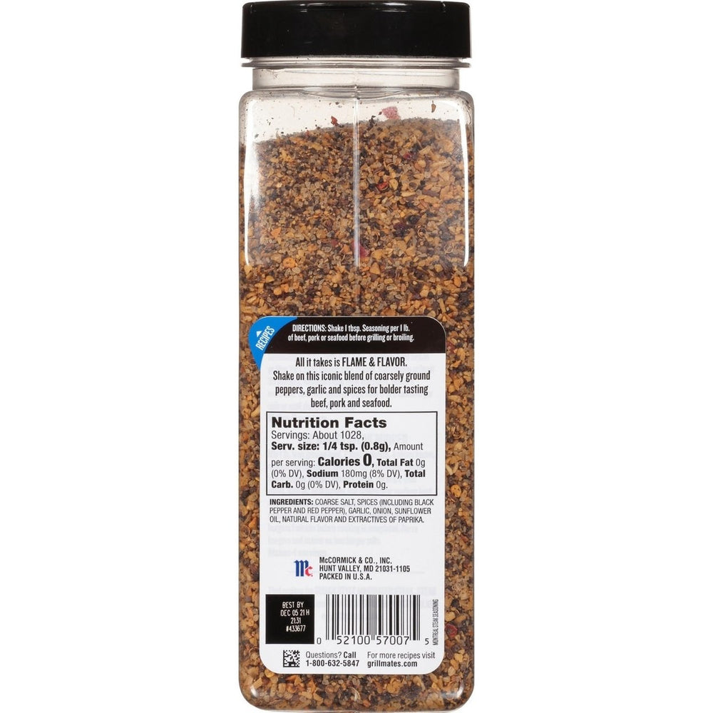 McCormick Grill Mates Montreal Steak Seasoning - 29 Ounce Image 2