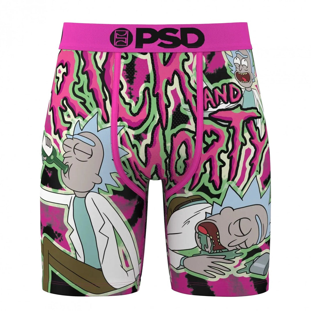 Rick and Morty Tie-Dye Drinks PSD Boxer Briefs Image 1