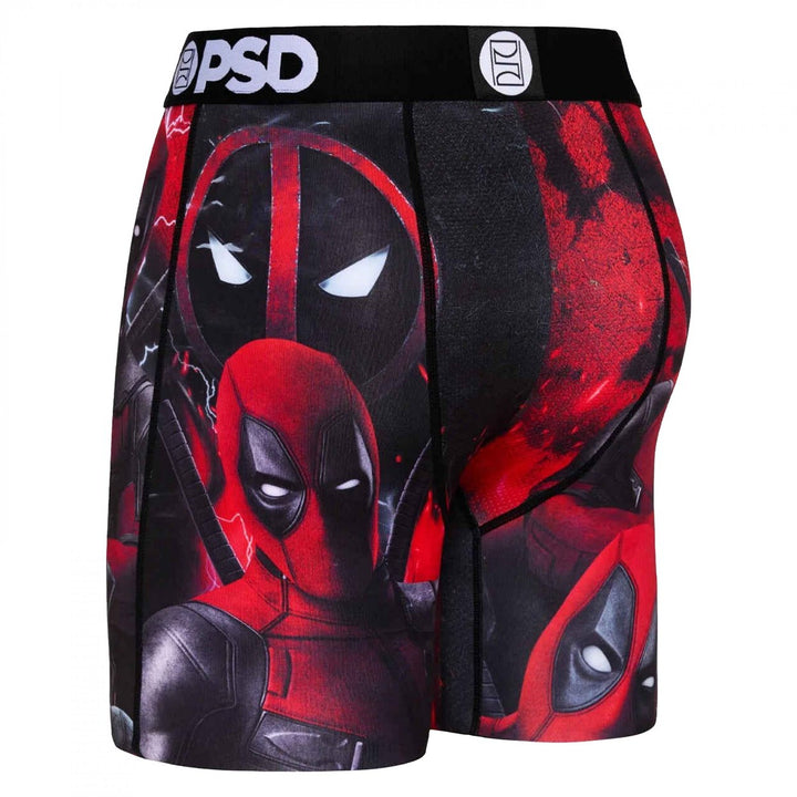 Deadpool Black and Red Collage PSD Boxer Briefs Image 4