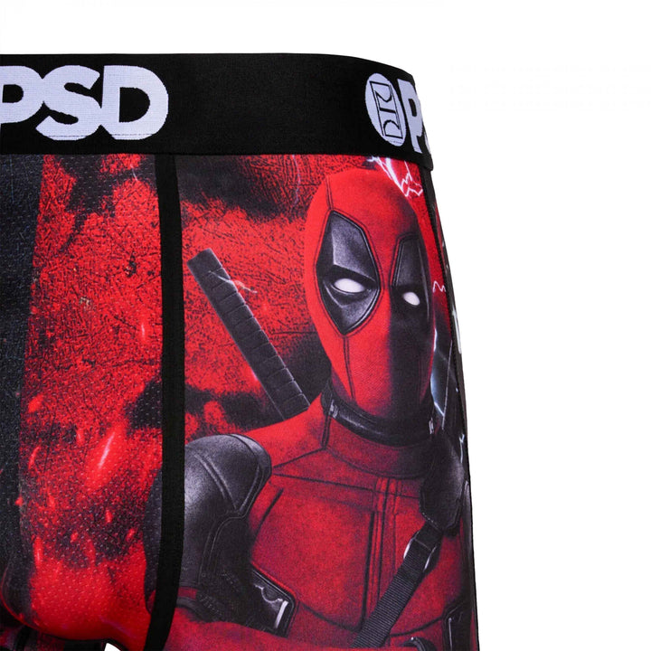 Deadpool Black and Red Collage PSD Boxer Briefs Image 4