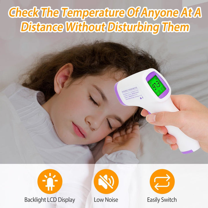 Digital Infrared Thermometer Non-contact Forehead Body Thermometer Surface Room Instant Accurate Reading Image 4