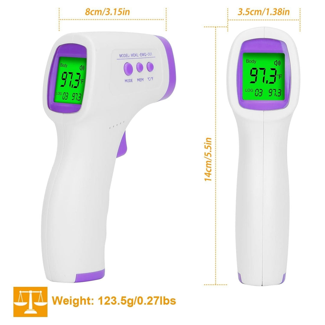 Digital Infrared Thermometer Non-contact Forehead Body Thermometer Surface Room Instant Accurate Reading Image 8