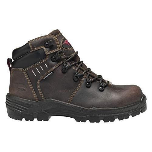 FSI Nautilus Avenger Mens Brown 6-inch Waterproof Composite Toe Boots A7401 Image 2