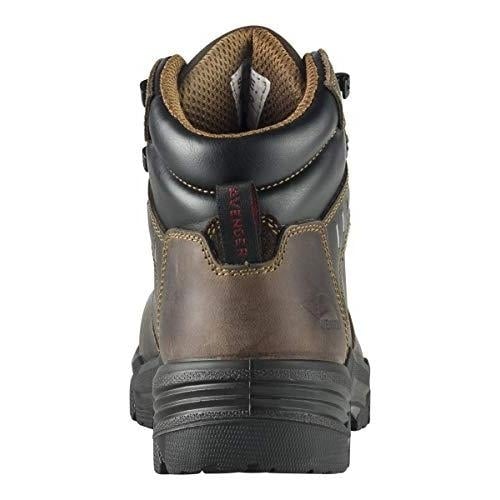 FSI Nautilus Avenger Mens Brown 6-inch Waterproof Composite Toe Boots A7401 Image 4