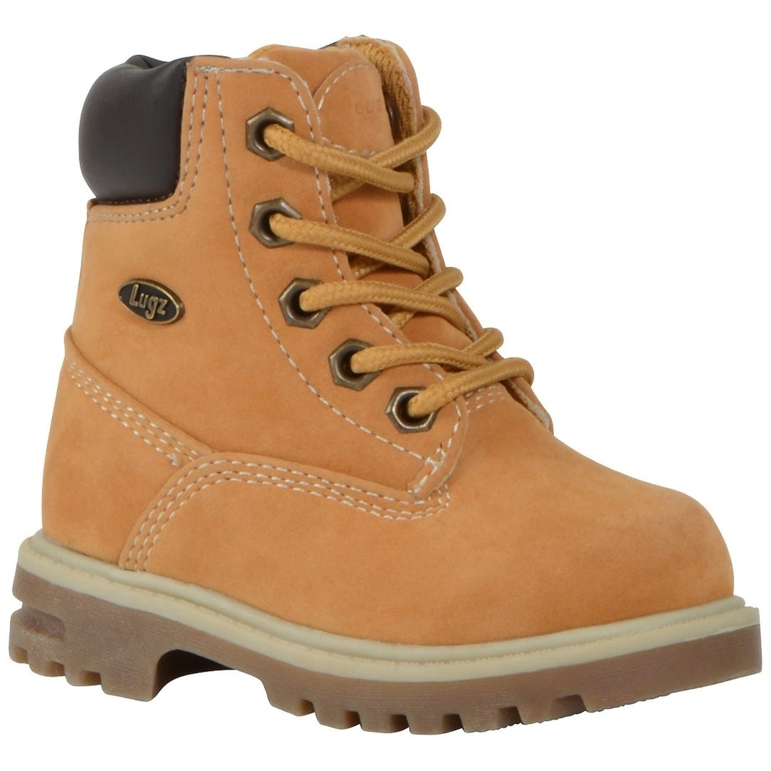 Lugz Toddler Empire Hi Waterproof Boot Golden Wheat Bark Cream TEMPHK-747 Image 2