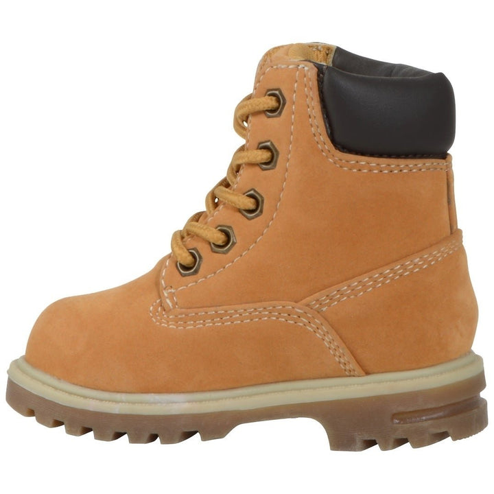 Lugz Toddler Empire Hi Waterproof Boot Golden Wheat Bark Cream TEMPHK-747 Image 4