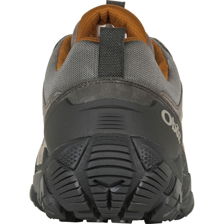 Oboz Mens Sawtooth X Low Hiking Shoe Hazy Gray 23901 Oiled Nubuck Cordura Image 2