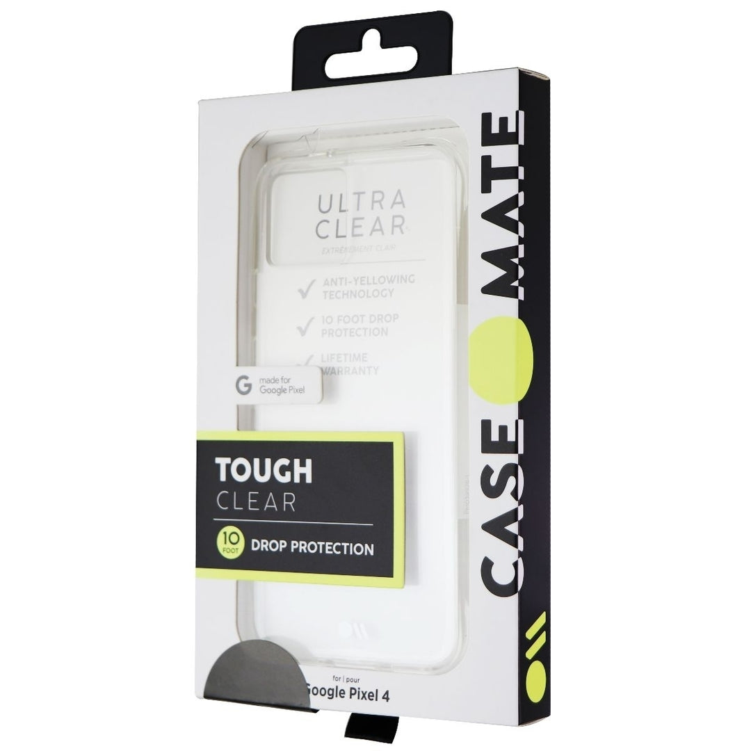 Case-Mate Hybrid Tough Case for Google Pixel 4 - Clear Image 1