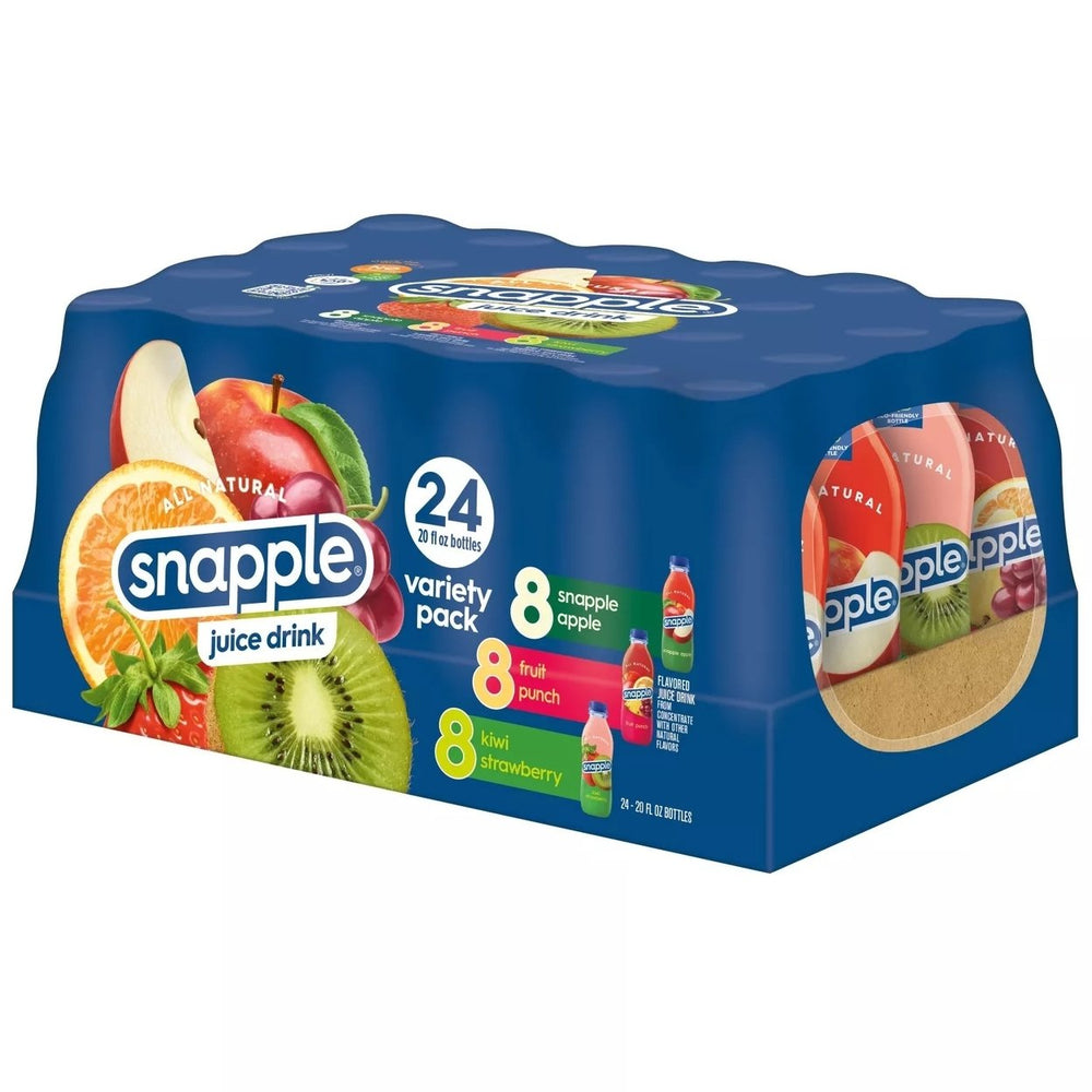 Snapple Juice Drink Variety Pack 20 Fluid Ounce (Pack of 24) Image 2