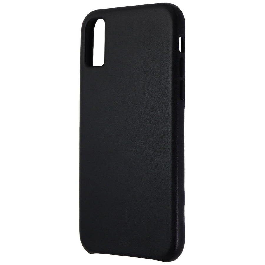 Case-Mate Barely There Hard Leather Case for Apple iPhone Xs/X - Black Image 1