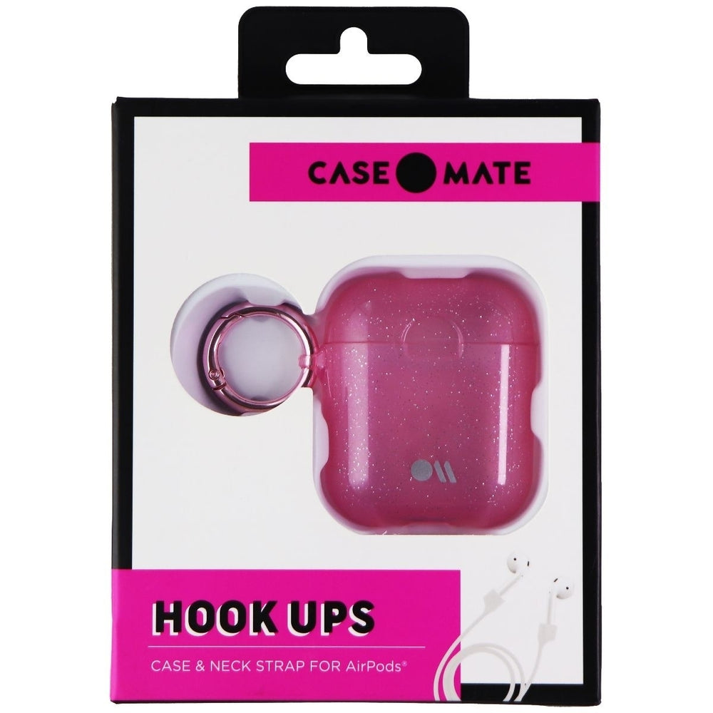 Case-Mate Hook Ups Case and Neck Strap for Apple AirPods (1st and 2nd Gen) - Pink Image 2