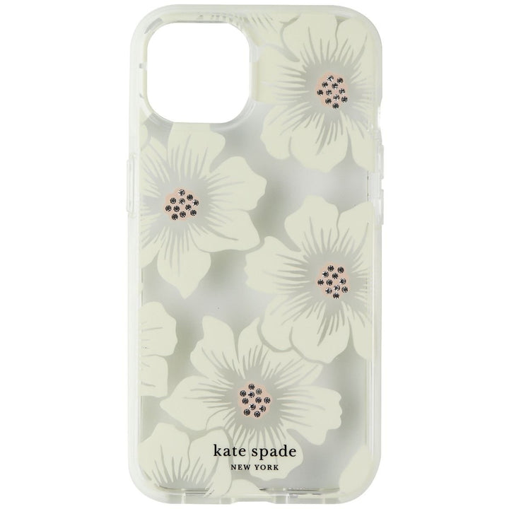 Kate Spade York Series Case for iPhone 13 - Hollyhock Floral Clear Image 2