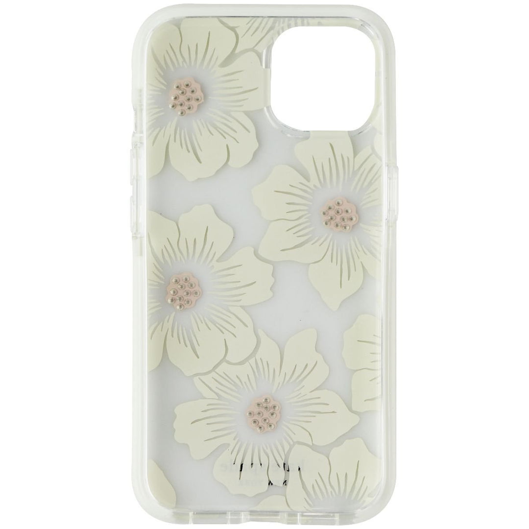 Kate Spade York Series Case for iPhone 13 - Hollyhock Floral Clear Image 3