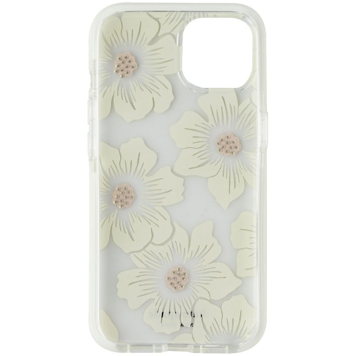 Kate Spade York Series Case for iPhone 13 - Hollyhock Floral Clear Image 3