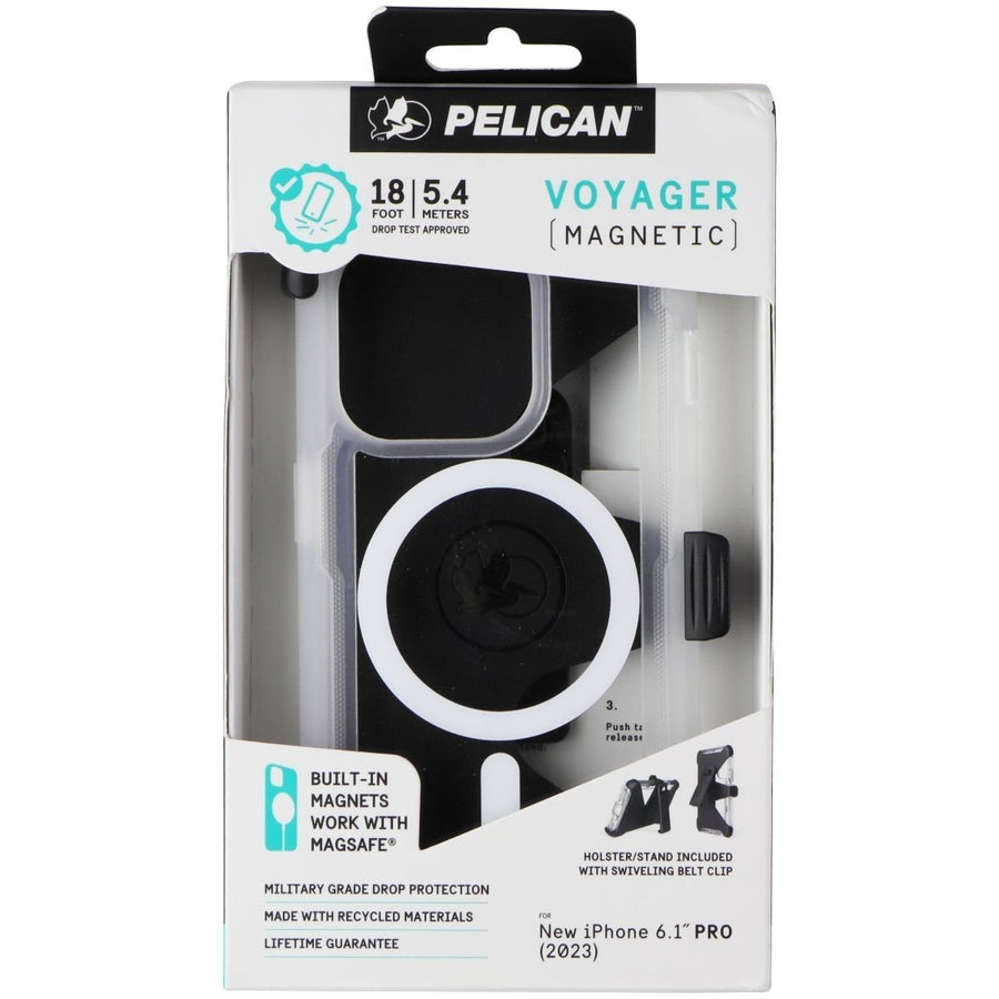 Pelican Voyager Case for MagSafe for Apple iPhone 15 Pro - Clear Image 1