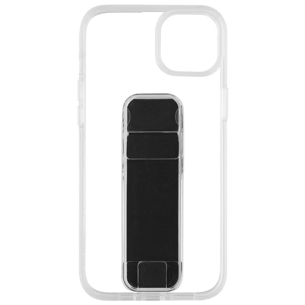 CLCKR Stand and Grip Case for iPhone 14 Plus - Clear/Black Image 2