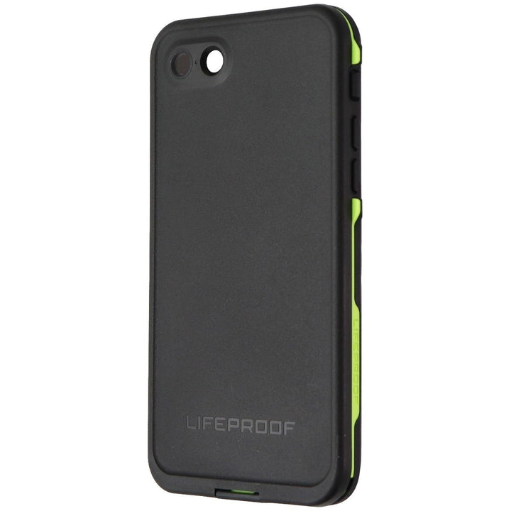 LifeProof FRE Case for iPhone SE (2nd gen)/ 8 and 7 - Night Lite (Black/Lime) Image 1