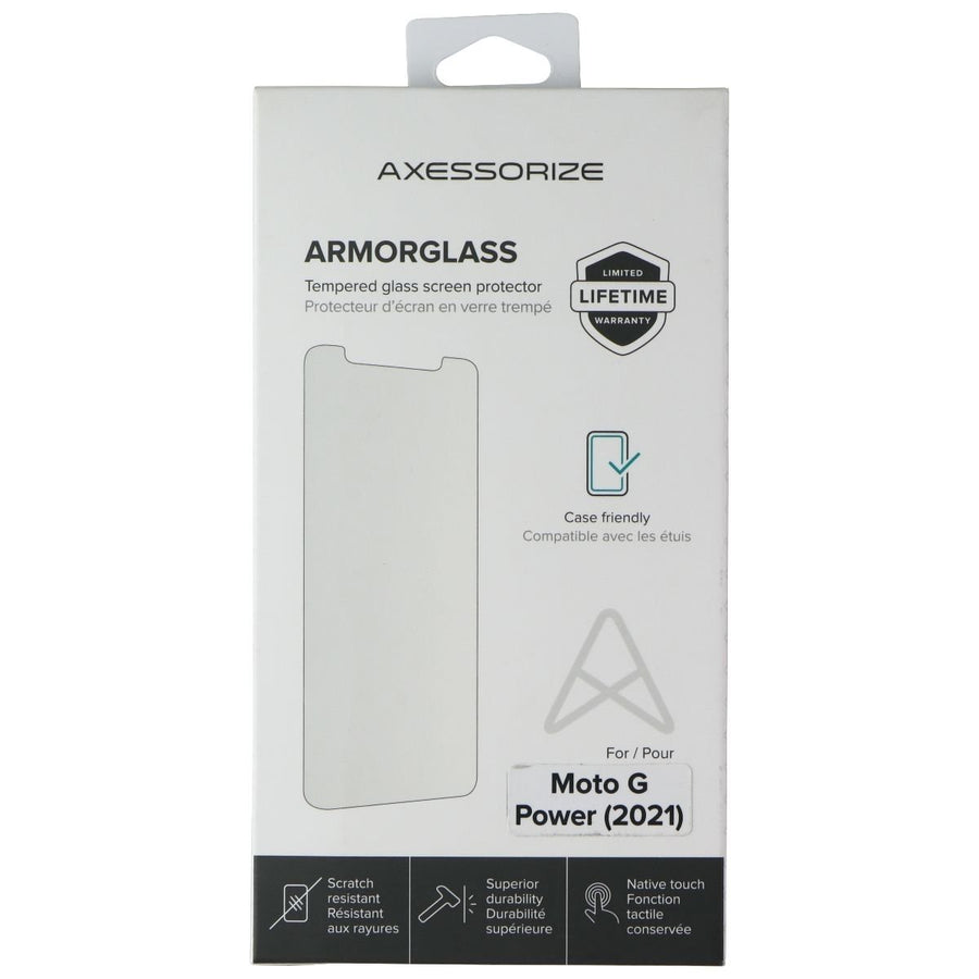 Axessorize ArmorGlass Tempered Screen Protector for Motorola Moto G Power (2021) Image 1