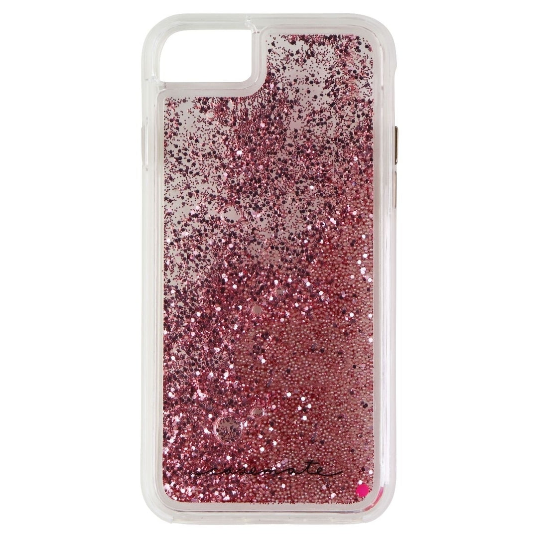 Case-Mate Liquid Waterfall Case for Apple iPhone SE (2nd Gen)/8/7 - Pink / Clear Image 2