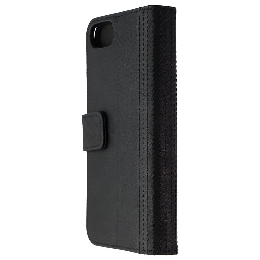 DECODED Full Grain Leather 2-in-1 Wallet for iPhone 8/7/6s/6 - Rough Black Image 1