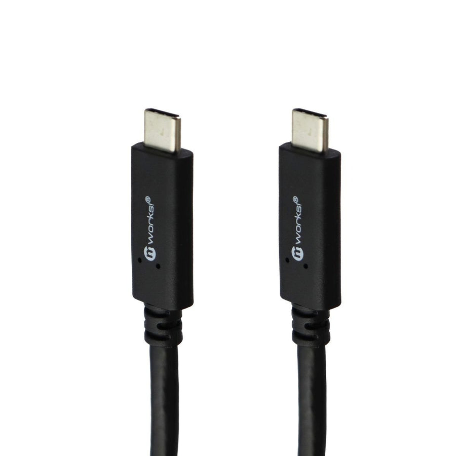 mworks! mPOWER! 6 ft. Round USB-C to USB-C Cable - Black Image 1