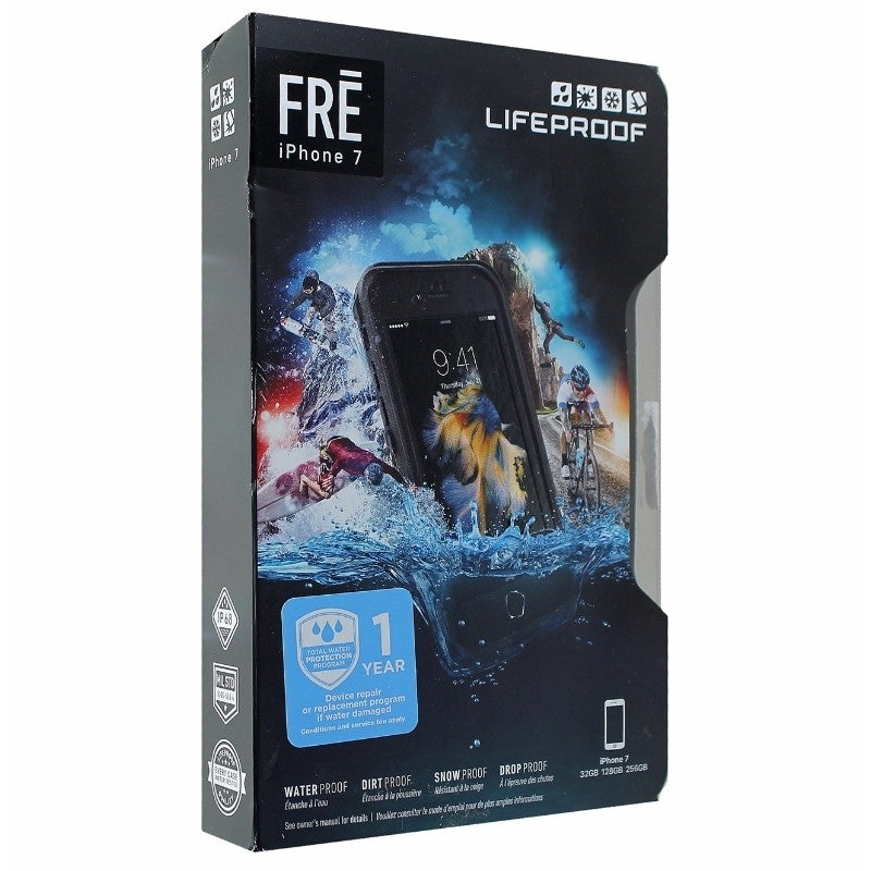 LifeProof FRE Waterproof Case for Apple iPhone 7- Black Image 1