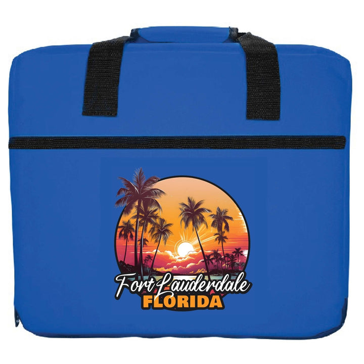 Fort Lauderdale Florida Design A Souvenir Destination Seat Cushion Image 1