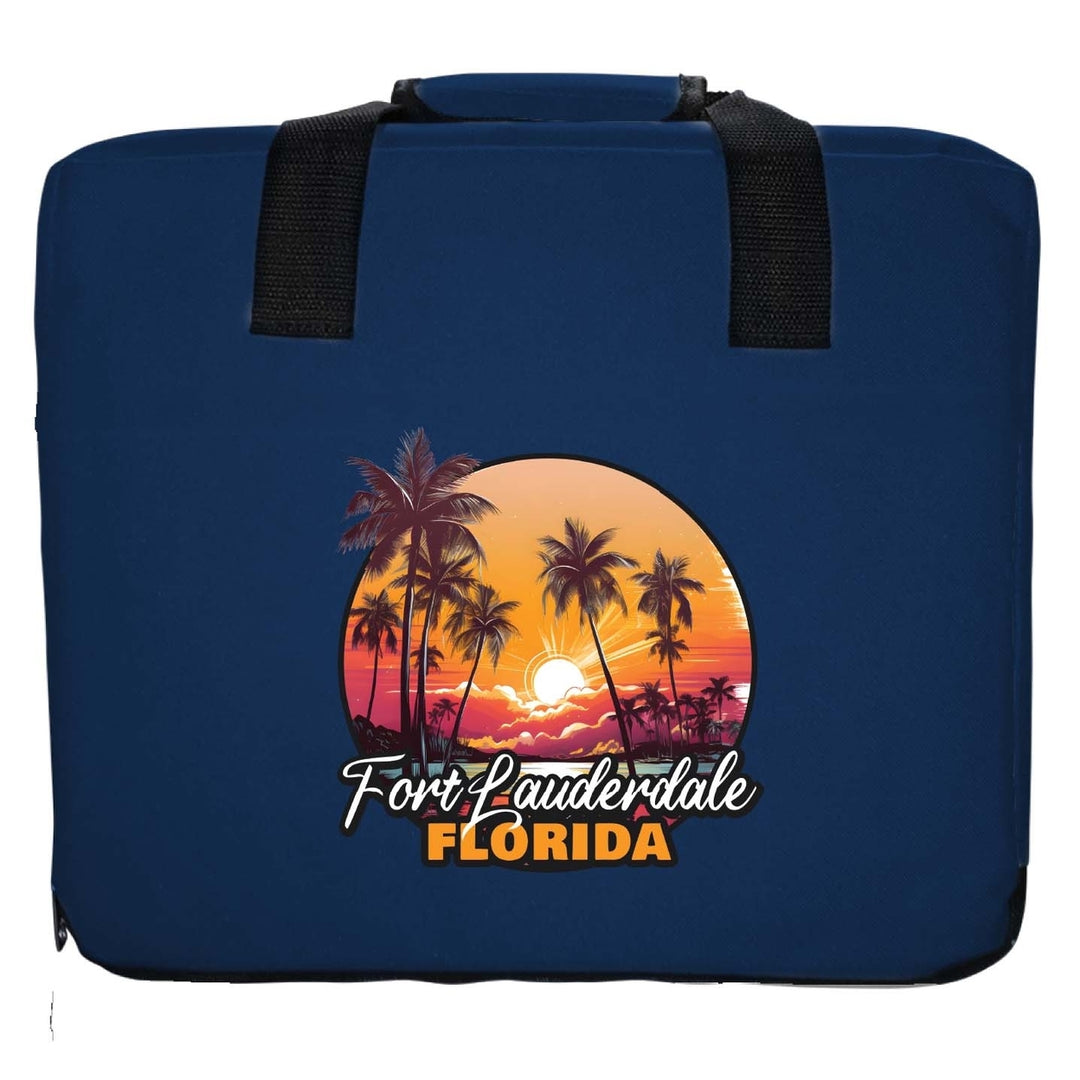 Fort Lauderdale Florida Design A Souvenir Destination Seat Cushion Image 4