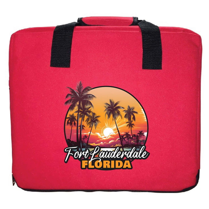 Fort Lauderdale Florida Design A Souvenir Destination Seat Cushion Image 4