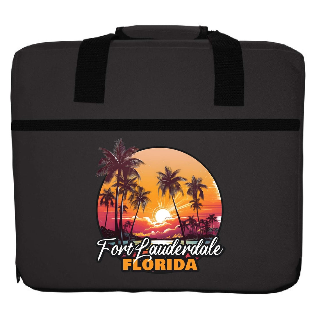 Fort Lauderdale Florida Design A Souvenir Destination Seat Cushion Image 6