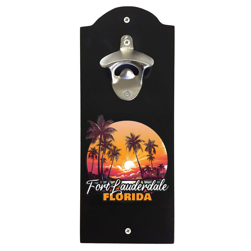 Fort Lauderdale Florida Design A Souvenir Wall mounted bottle opener Image 2