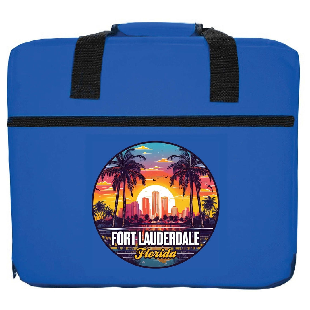 Fort Lauderdale Florida Design B Souvenir Destination Seat Cushion Image 6