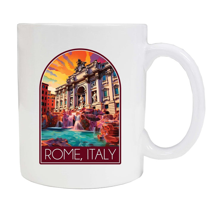 Rome Italy Design B Souvenir 12 oz Ceramic Coffee Mug Image 1